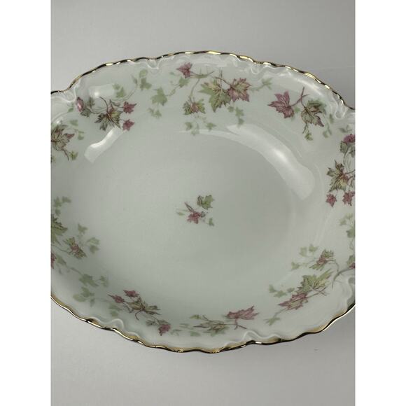 VTG Hutschenreuther Selb Bavaria Germany Maple Leaf Round Veg. 10” Oval Bowl - Picture 4 of 7